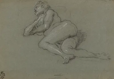 Reclining Female Nude by Domenico Tintoretto — digital art print download