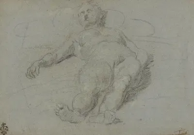 Reclining Female Nude early by Domenico Tintoretto — digital art print download