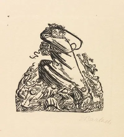 Der Kopf by Ernst Barlach, 1919 — digital art print download