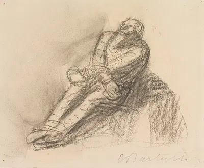 Gefesselter Hagen by Ernst Barlach, 1909 — digital art print download