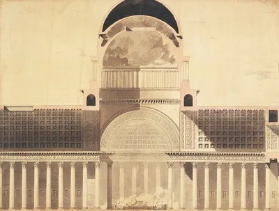 Architectural Project for the Church of the Madeleine by Этьен-Луи Булле, 1777–1785 — digital art print download