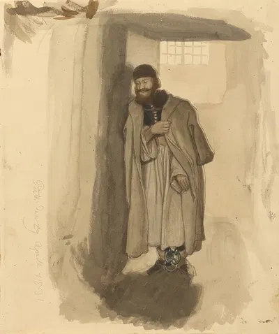 A Hungarian Prisoner by Эжен Наполеон Нойретер, 1831 — digital art print download
