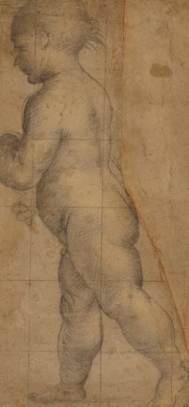 Study for the Figure of the Infant Saint John the Baptist by Fra Bartolomeo, 1509 — digital art print download