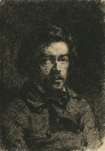 Self-Portrait by Франсуа Бонвен, 1846–1847 — digital art print download