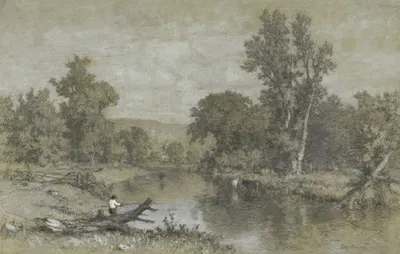 Milton, New York by George Inness — digital art print download