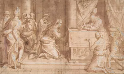 The Circumcision of Jesus by Giovanni Battista Trotti, 1555–1619 — digital art print download
