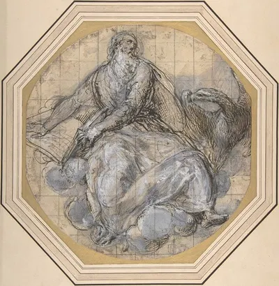Saint John the Evangelist by Giovanni de' Vecchi — digital art print download