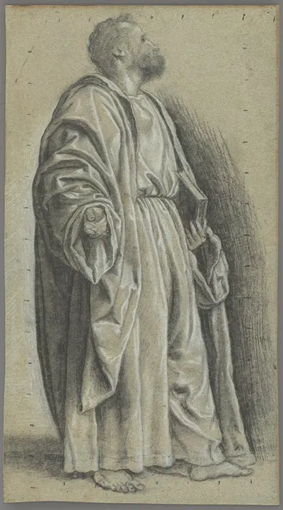 Study for Saint Peter by Джованни Джироламо Савольдо, 1533 — digital art print download