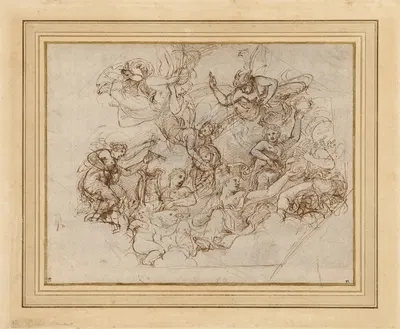An Allegory of the Virtues of Federico II Gonzaga by Джулио Романо, 1530 — digital art print download