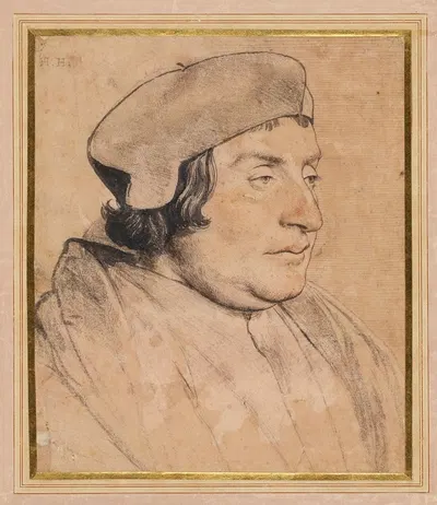 Portrait of a Scholar or Cleric by Ганс Хольбейн Младший, 1532–1535 — digital art print download