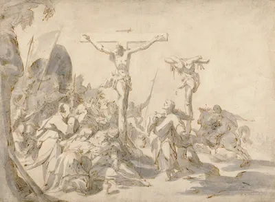 The Crucifixions by Ганс фон Ахен, 1587 — digital art print download