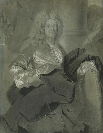 Portrait of a Man by Гиацинт Риго, 1710–1720 — digital art print download
