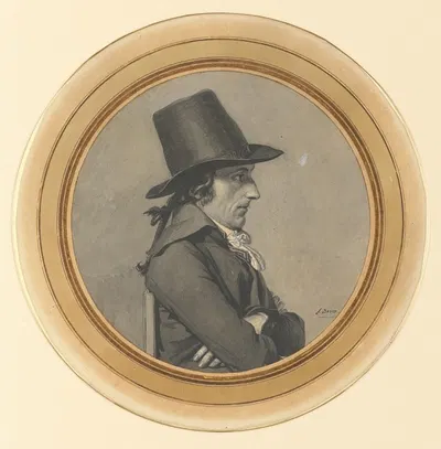 Portrait of André-Antoine Bernard, called Bernard de Saintes by Жак Луи Давид, 1795 — digital art print download
