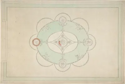 Design for a Ceiling by Джеймс Уайат — digital art print download