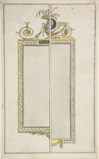 Design for a Mirror by Джеймс Уайат — digital art print download