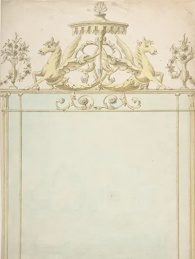 Design for a Mirror by Джеймс Уайат — digital art print download