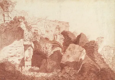 Ruins of the Colosseum by Joseph Benoît Suvée — digital art print download