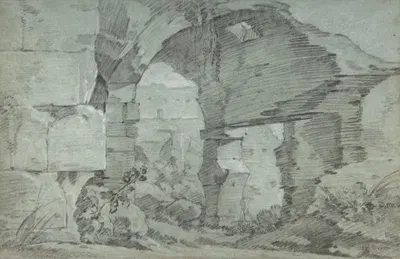 View of the Colosseum by Жозеф-Мари Вьен — digital art print download