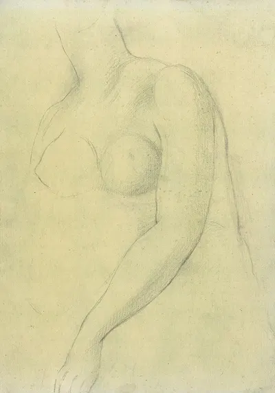 Sketch of a Female Nude Resembling the Medici Venus by Джозеф Райт из Дерби — digital art print download
