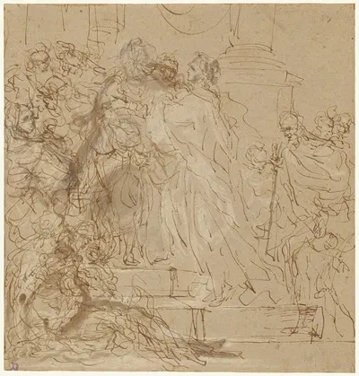 The Visitation by Хуан Карреньо де Миранда, 1655–1660 — digital art print download