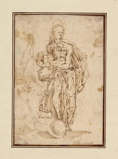 Allegorical Figure of Friendship by Juan del Castillo, 1630–1650 — digital art print download