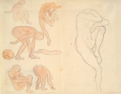 Figure Studies by Kahlil Gibran — digital art print download