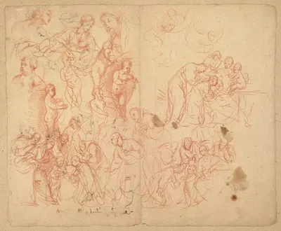 Figure Studies by Карел Шкрета, 1660 — digital art print download