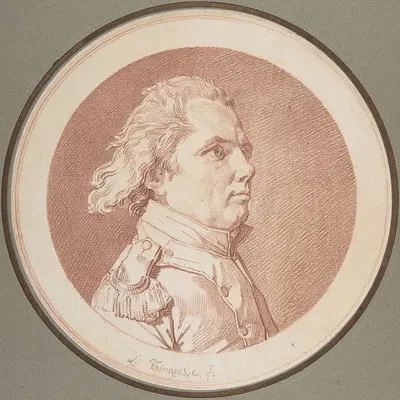 Portrait of François Reidy de Lagrange by Луи Роллан Тринкес — digital art print download