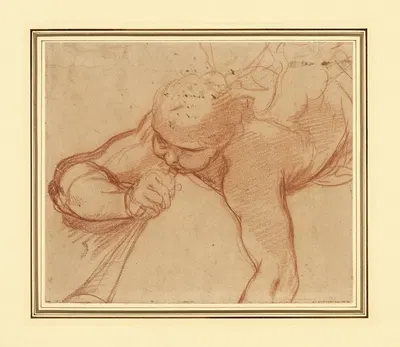 An Angel Blowing a Trumpet by Маттиа Прети, 1652 — digital art print download