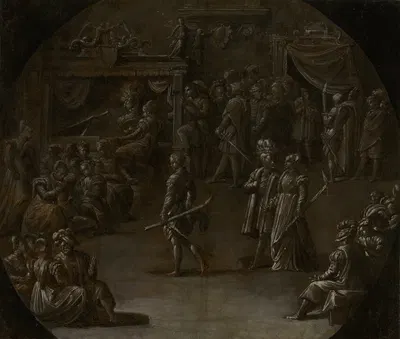 Marriage of a Patrician Couple by Nicolò dell'Abate, 1540–1545 — digital art print download