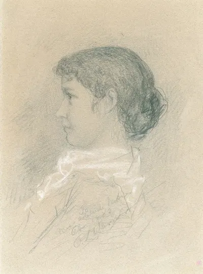 Adelaide Napier by Olin Levi Warner, 1882 — digital art print download