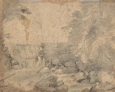 Dam on a Mountain Stream by Paulus Willemsz. van Vianen, 1600–1605 — digital art print download