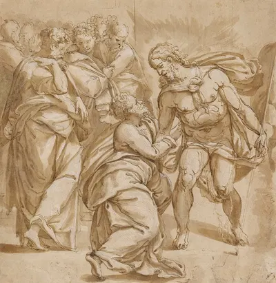 The Incredulity of Thomas by Pellegrino Tibaldi, 1565–1585 — digital art print download