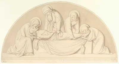 The Entombment by Филипп Вайт, 1830 — digital art print download