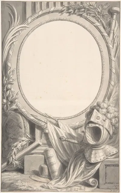 Design for an Ornamental Frame by Pieter Tanjé — digital art print download