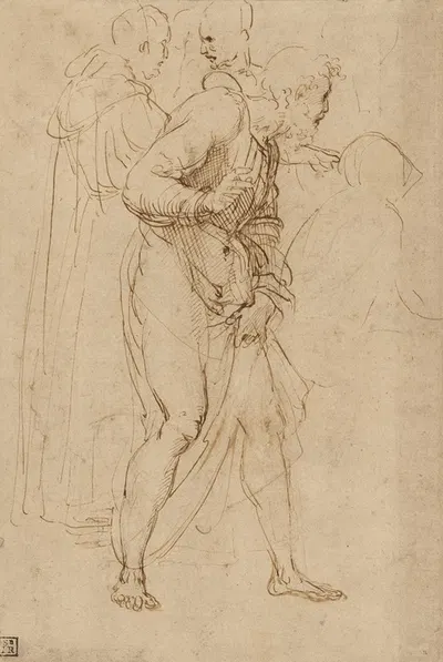 Studies for the Disputa by Raphael, 1509–1511 — digital art print download