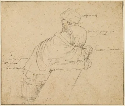 Seated Woman by Роелант Савери, 1603–1608 — digital art print download