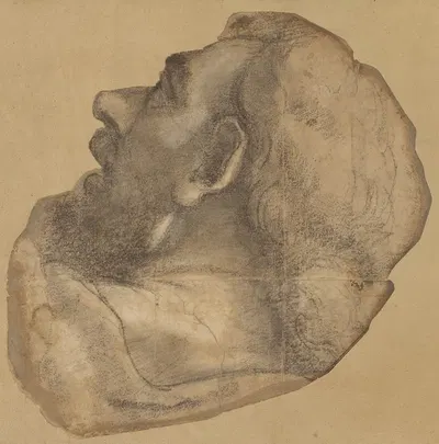 Cartoon for the Head of Saint James by Себастьяно дель Пьомбо, 1520 — digital art print download