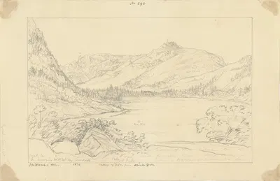 Valley of Fassa from Opposite Gries by Sir John Frederick William Herschel, 1834 — digital art print download