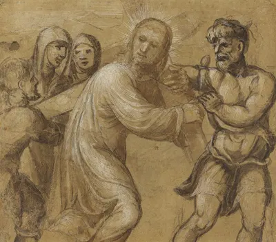 Christ Carrying the Cross by Sodoma, 1535 — digital art print download
