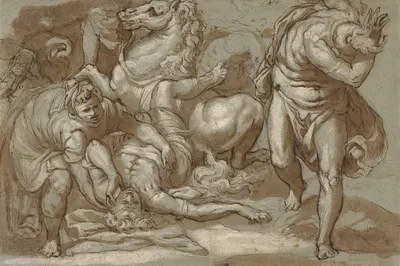The Conversion of Saint Paul by Taddeo Zuccaro, 1558–1566 — digital art print download