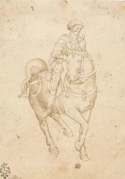 A Warrior on Horseback by The Veneto — digital art print download