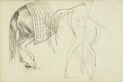 Horse Studies by Теодор Жерико, 1812 - 1814 — digital art print download
