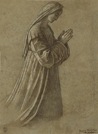Study of the Virgin by Витторе Карпаччо, 1505 — digital art print download