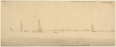 Calm Sea by Виллем ван де Вельде младший, 1665–1666 — digital art print download