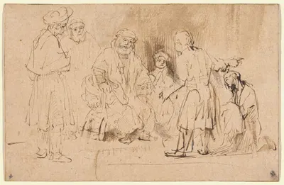 Jacob Shown Joseph’s Blood-Stained Coat by Аерт де Гелдер, c. 1660 — digital art print download