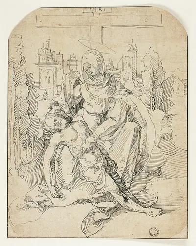 Pieta by After Albrecht Dürer — digital art print download