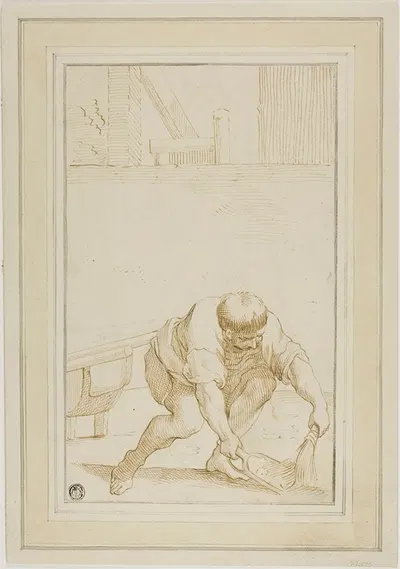 Manure Collector by After Annibale Carracci — digital art print download