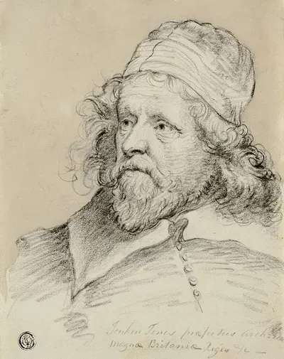 Inigo Jones by Последователь Антони ван Дейка, c. 1790 — digital art print download