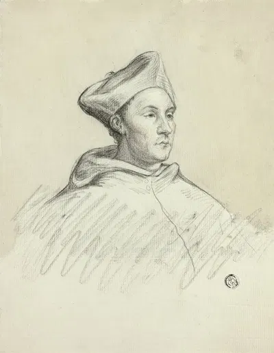 Portrait of a Cardinal by Последователь Антони ван Дейка — digital art print download